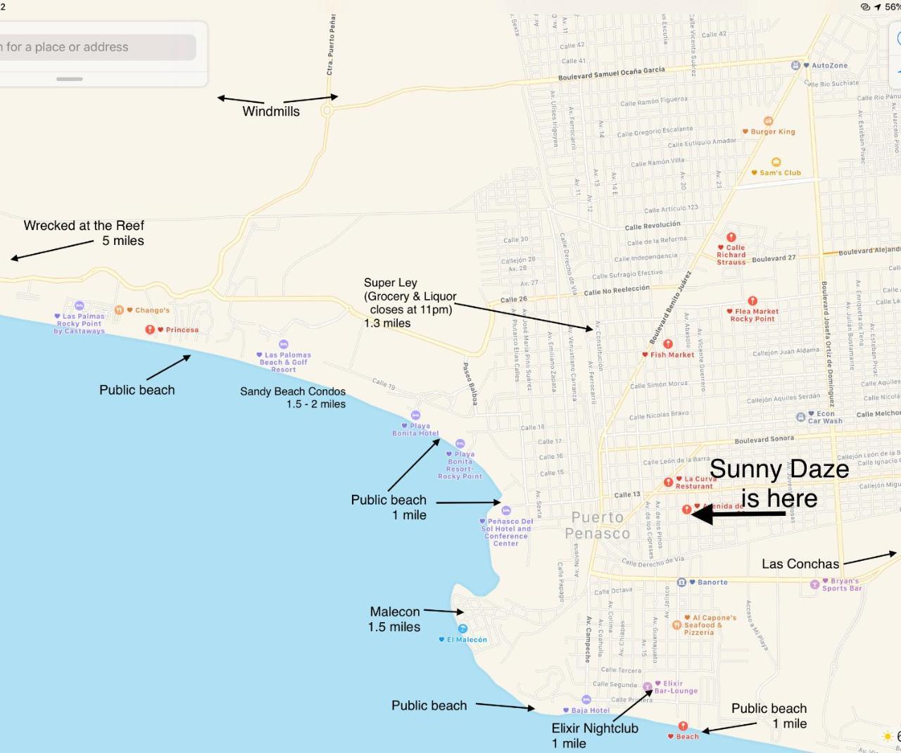 Puerto PeñascoSunny Dazeアパートメント エクステリア 写真